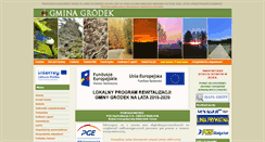 Desktop Screenshot of grodek.pl