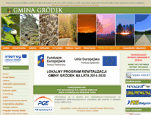 Tablet Screenshot of grodek.pl